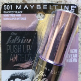 Maybelline The Falsies Push Up Angel Washable Mascara #501 Blackest BlackNEW