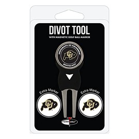 Team Golf 25745: Colorado Buffaloes Divot Tool Pack with 3 Golf Ball Markers