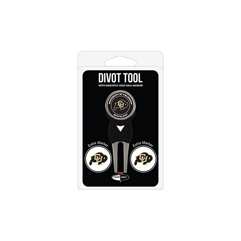 Team Golf 25745: Colorado Buffaloes Divot Tool Pack with 3