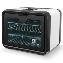 SalonDepot Gabinete De Desinfección Uv Profesional Con Capacidad De 8 L Para Herramientas De Salón Set De Manicura Teléfonos Inteligentes Y Uso Doméstico