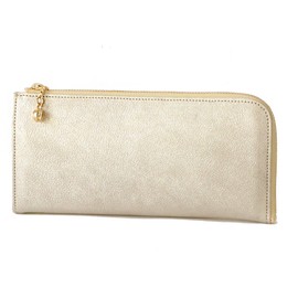 Arcan Women's L-Zipper, Fina, Gold, gold