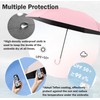 Mini Travel Folding Hook-shaped Handle Umbrella Small Portable UV 99.9%