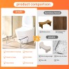 AZM Displays Squat Potty Toilet Foot Stool Clear Acrylic Waterfall