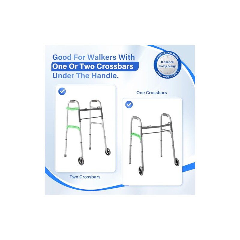 Walker Platform Attachment with Adjustable Padded Cuff - Walker Platform