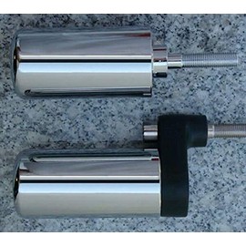 i5 CHROME NO-CUT FRAME SLIDERS for Kawasaki Ninja ZX6 ZX6R 2007-2008