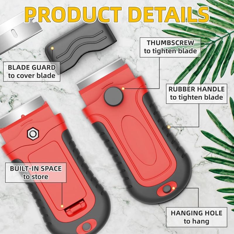 1 Pack Razor Scraper with 15 Extra , Scraper Tool