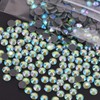 1000 Pieces Hot Fix Glass Flatback Rhinestones HotFix Round Crystal