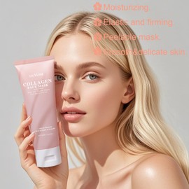 Reepic Cosmer Reepic Cosmer Collagen Overnight Wrapping Peel Off Face Mask - Deep Hydration Care, Reduce Sagging & Dullness, Hydrolyzed Collagen Glass Skin Peel Off Mask, Korean Skincare