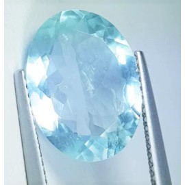 Unbranded AQUAMARINE GEM OVAL CUT 1/2 CT LIGHT BLUE BRAZIL GENUINE GEMSTONE NATURAL VS 6X4
