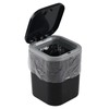 Julyeen Mini cubeta de basura de 0.5 galones con tapa,