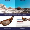IGnaef Fit Over Glasses Sunglasses for Men Women Polarized Wrap