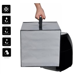 Dust Cover for Air Fryer Waterproof Compatible With CHEFMAN 10 Quart / 12-Quart 6-in-1 RJ38-1 Air Fryer Oven (Silver Grey, For 10 Quart)