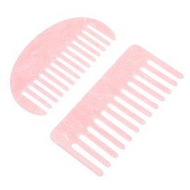 Outanaya 2pcs Acetate Hair Combs for Women Wide Tooth Side Combs Sturdy Hairdressing Tools for All Hair Types Convenient for Styling Travel Design