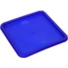 Winco PE Square Cover Blue, Fits 12, 18 & 22quart