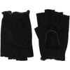 Lezax JOYFIT Sheep suede glove half finger sheep leather black