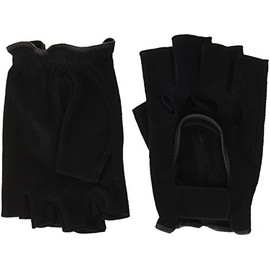 Lezax JOYFIT Sheep suede glove half finger sheep leather black PS-1