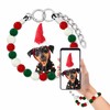JOGIA Christmas Dog Necklace for Dogs, Matching Dog Mom's Christmas
