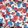 Candy Retailer Gummi Red White Blue Freedom Gummy Rings 1