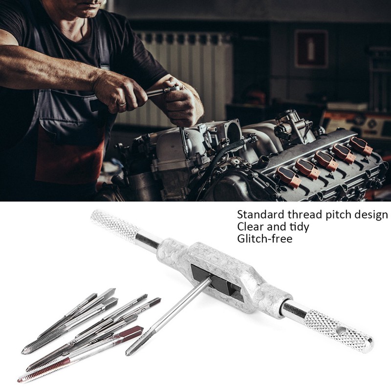 11PCs Mini Screw Tap Set Tapping Tool Screw Machine Accessory