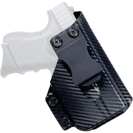 Black Scorpion Outdoor Gear Concealed Carry Inside The Waistband Full Profile Holster (Carbon Fiber, GL 26, 27, 33 w/TLR-6)