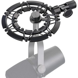 MV7 Shock Mount Reduces Vibration Noise Matching Mic Boom Arm Stand, Compatible for Shure MV7 Mic by - Color: Shure MV7 Shock Mount
