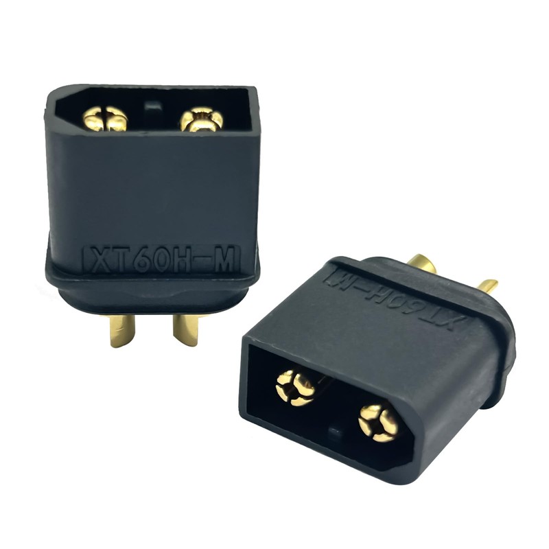 Amass 20 Pair XT60H Bullet Connector Plug Black Male Female