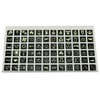 DGZZI Rocker Switch Label Decal 120PCS Night Glow Graphic Text