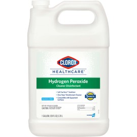 Clorox Healthcare Hydrogen Peroxide Cleaner Disinfectant Refill, Bleach Free, 128 Fluid Ounces (Package May Vary)