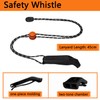 Amzonly Emergency Whistle, 120db Safety Whistle Survival Shrill Loud for
