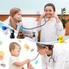 Newtay 6 Pcs Nurse Animal Flashlight Keychain Pediatric Nurse Flashlight