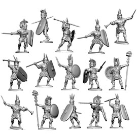 Victrix VXA016 - Ancient Unarmoured Samnites - 24 Figure Set - 28mm Plastic Miniatures - Warrior of Antiquity