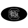 USC SOUTH CAROLINA GAMECOCKS Black Mirrored Hitch Receiver Cover