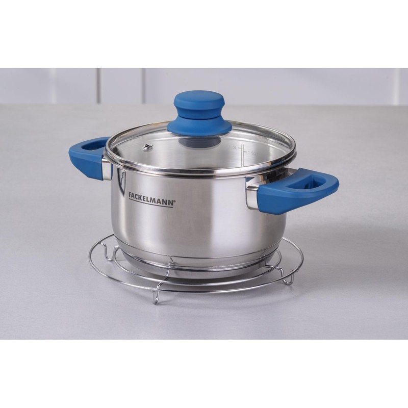 Fackelmann Essential Wire Trivet Made of Stainless Steel, Perfect Protection