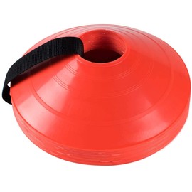 Super Z Outlet Bright Orange Round Cones Sports Equipment for Fitness Training (20 Pack)