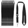 10 Pcs Black Necklace for Badge Holder Key Chain Business