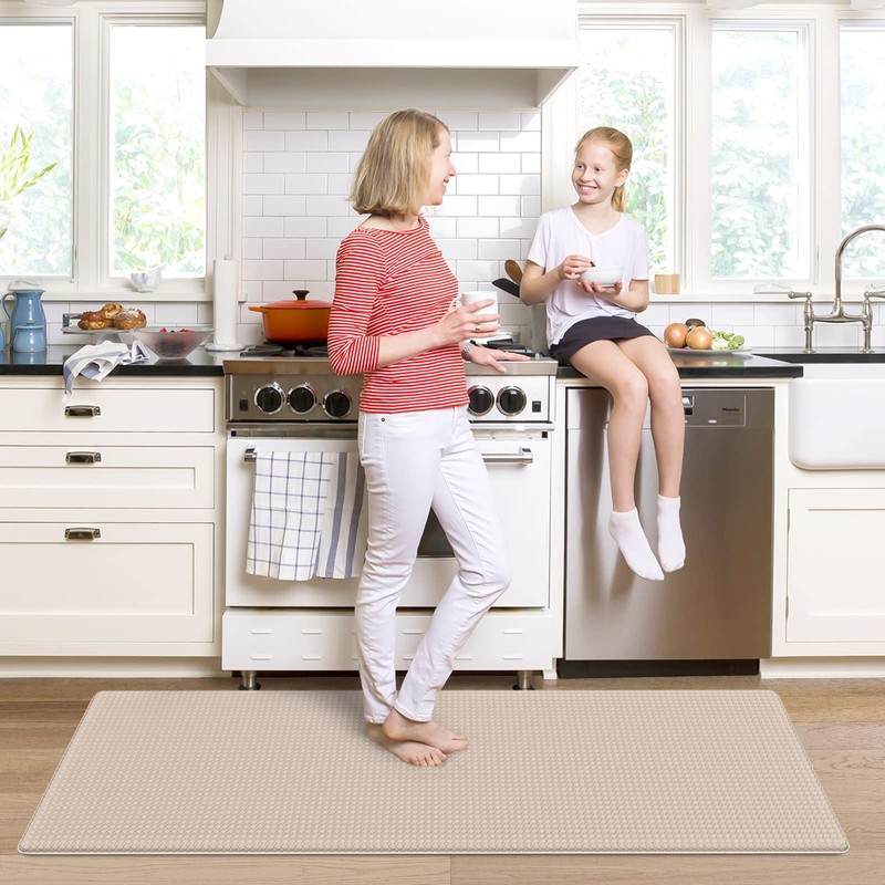 Oakeep Kitchen Mat Anti Fatigue Cushioned Mats for Floor Runner