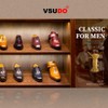 VSUDO Waxed Round 59" Black Dress Shoe Laces for Men,