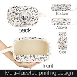 TOBGBE A Court of Thorns and Roses Gift Valaris City of Starslight Clear Makeup Bag Acotar Series Merch Fantasy Novel Novelty Gifts (City of Stars Light Clear MB)