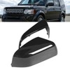 2PCS Door Mirror Cover LR019962 Glossy Black Replacement for LAND