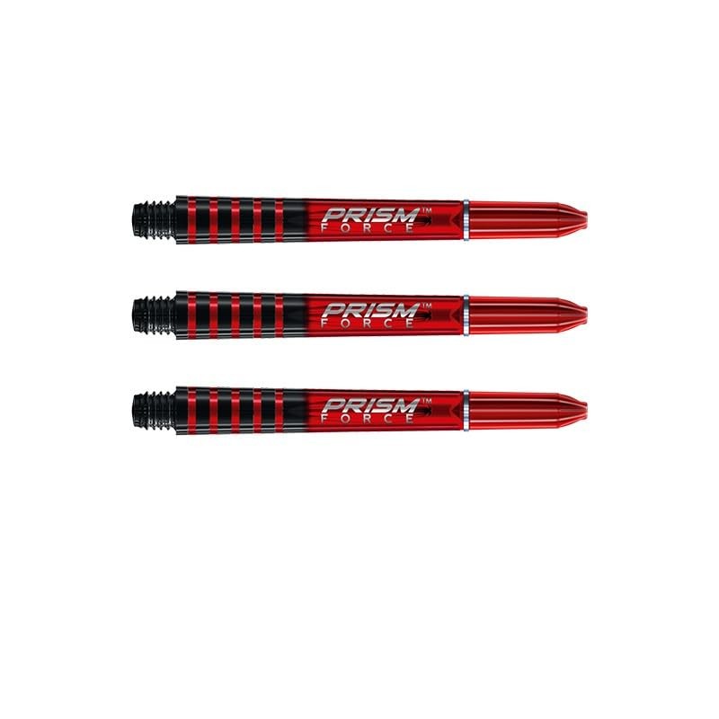 WINMAU Prism Force Red Short Polycarbonate Dart Stems (Shafts) -