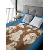 Infinite Pack Golden Retriever Blanket | Dog Pattern Fleece Throw