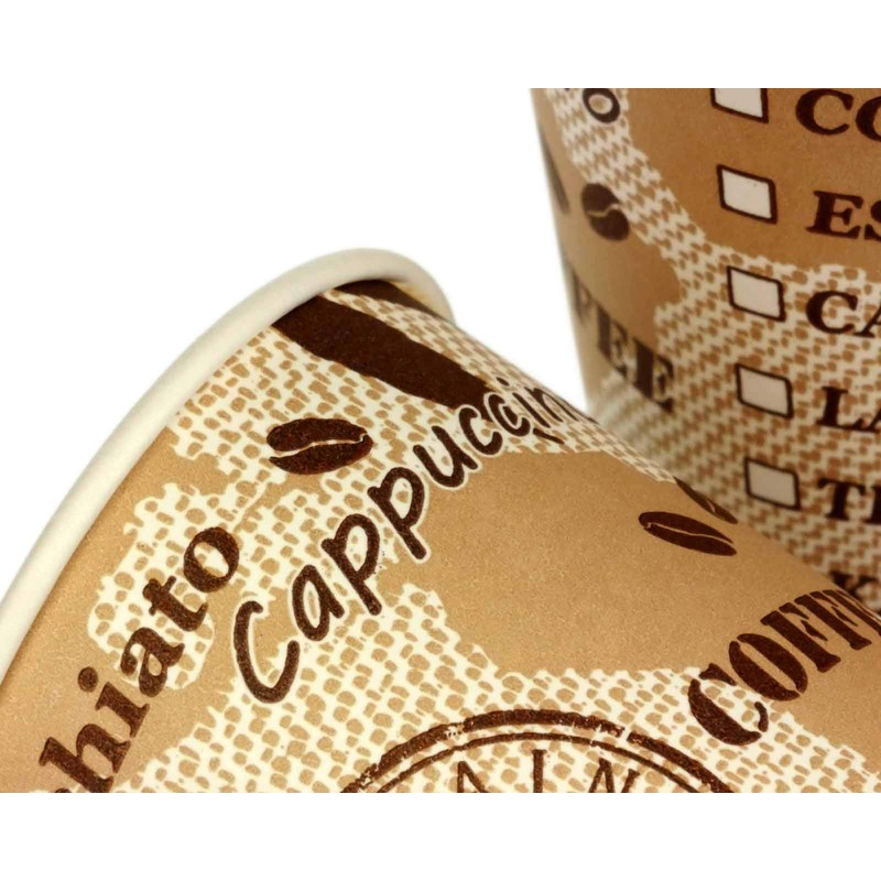 200 x coffee cups, coffee to go paper cups, drinking