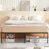VECELO 18" Metal Platform Tall Bed Frame,Mattress Foundation/No Box Spring