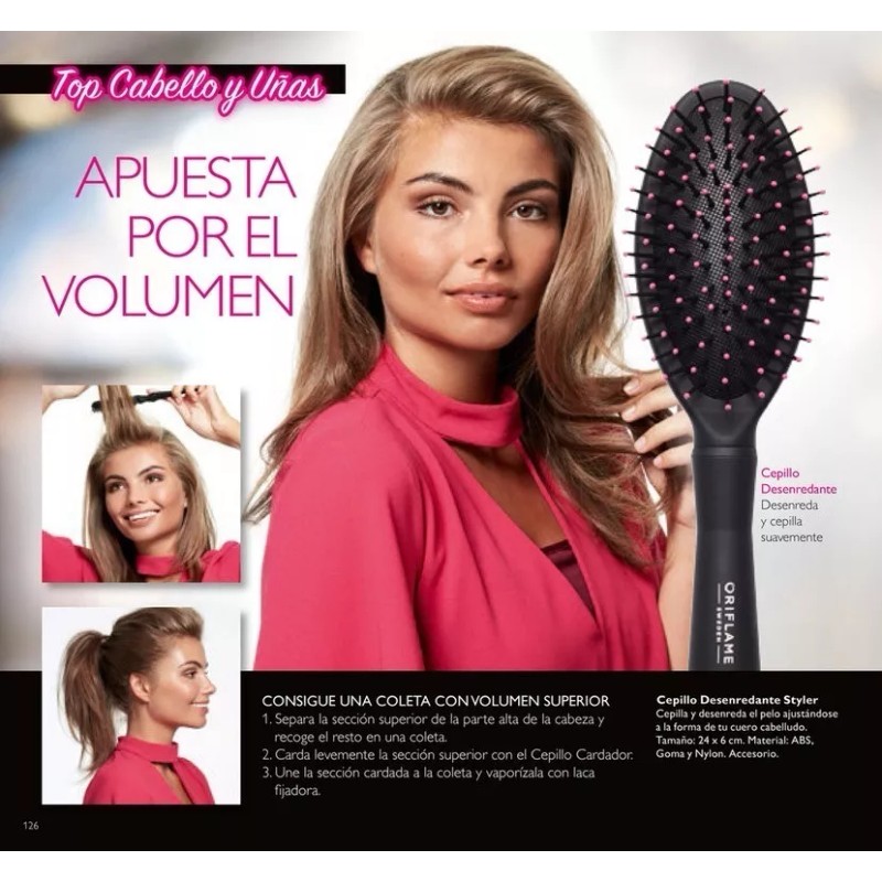 Oriflame Cepillo Alcochonado Para Desenredar El Cabello Oriflame