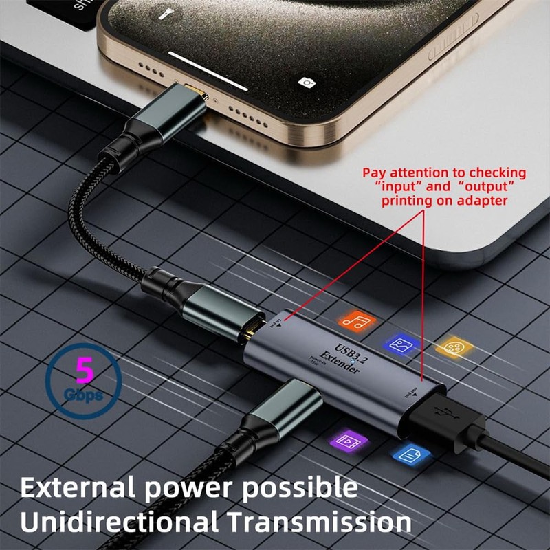 cablecc Active Repeater USB 3.0 Adapter Type A Female to