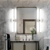 ZUZITO Bathroom Vanity Light Brushed Nickel - Modern LED Vanity