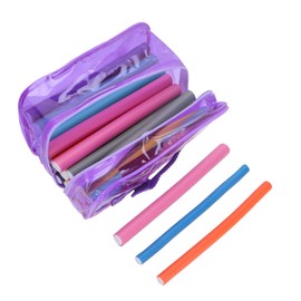 Baluue 1pack Flexible Hair Curling Rods of Hair Styling Tools for Curls and Waves Without Heat Damage