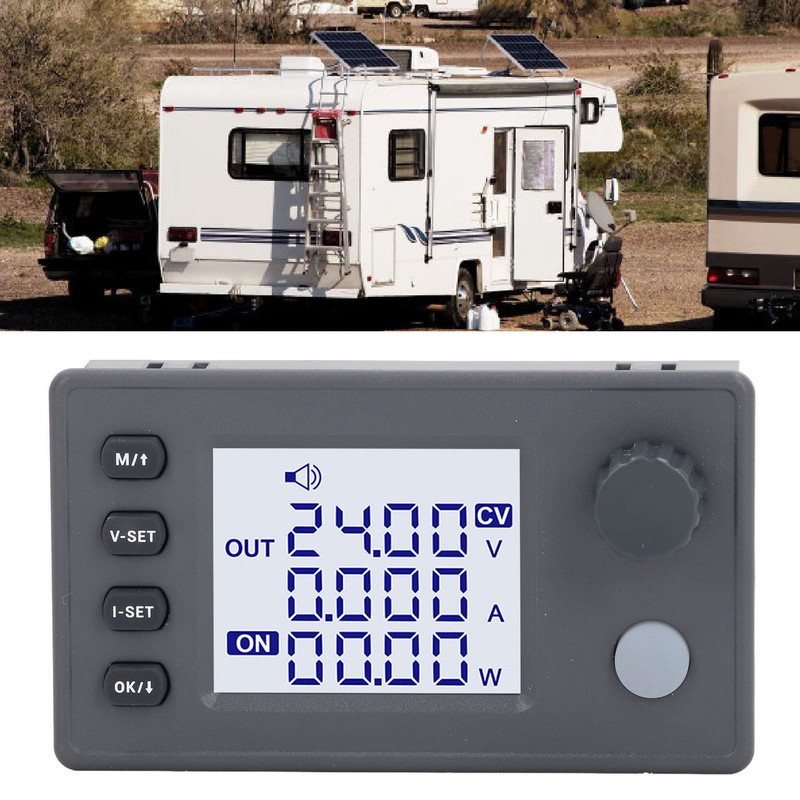 DC6‑36V to DC0.5‑36V 40W Buck Boost Converter 1.8in LCD Display
