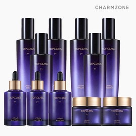 Charmzone 참존 탑클래스 7세대 듀오 11종세트(스킨3+에멀전3+앰플3+크림2) Charmzone Top Class 7th Generation Duo 11-Piece Set (3 Skin + 3 Emulsion + 3 Ampoule + 2 Cream)