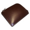 [Leather Workshop Sato] Thin Wallet, L-Shaped Zipper Wallet, Genuine Leather,